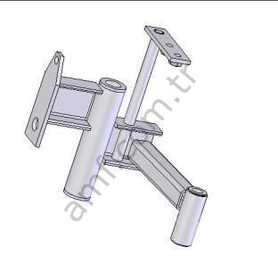 Pbl, Rudder Drive Weldment Assembly_070011080 Top Asansörü, Kürek Dümen Bağlantı Elemanı, Yüzüklü, Alternatif Kod: 070-011-079