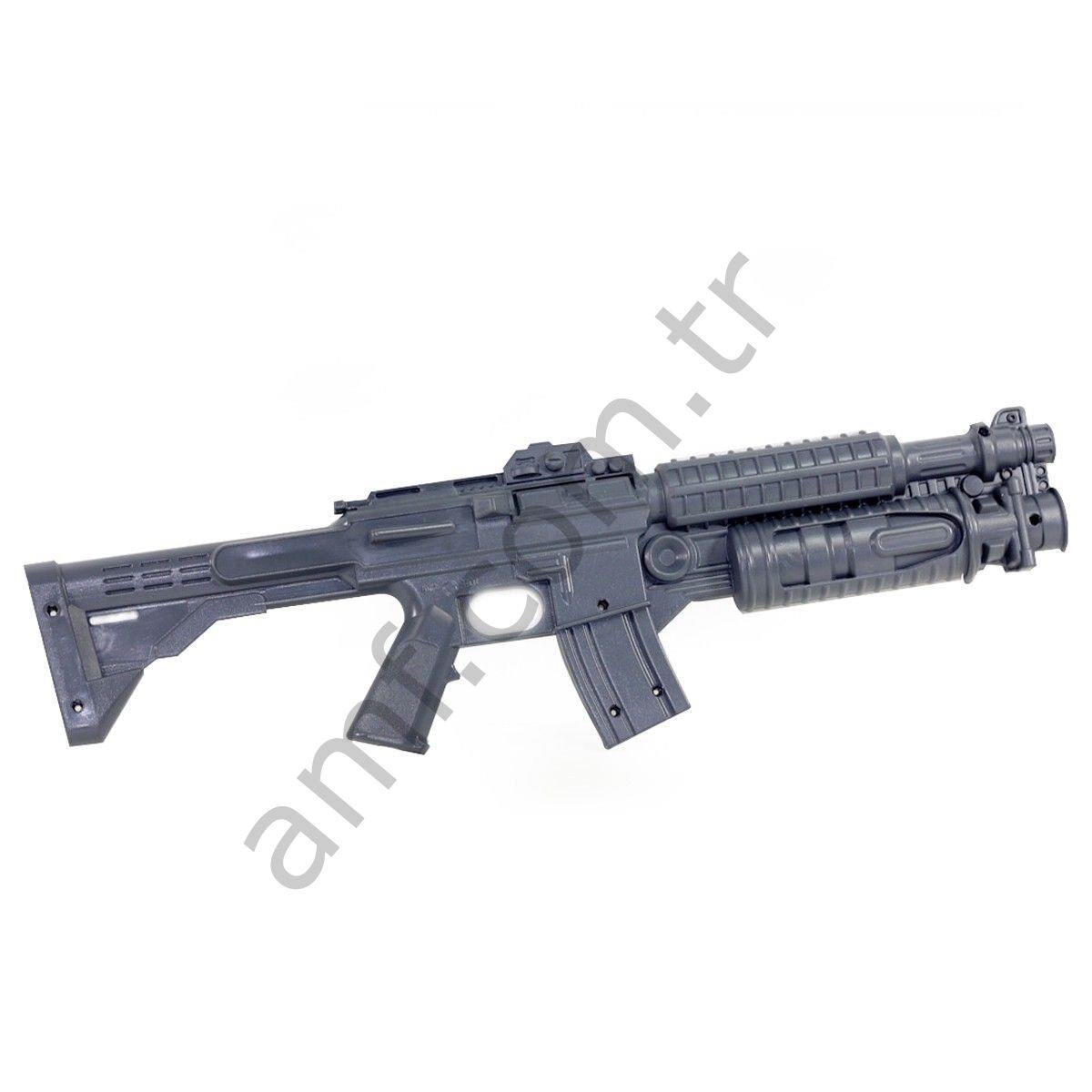 Raw Thrills, Right Gun Half_96-0973-00-432C Aliens 55'', Tüfek Dış Sağ Kapağı, Koyu Gri Renk