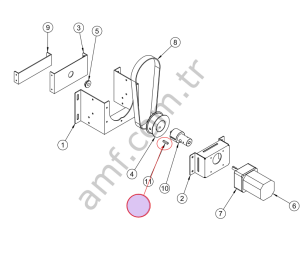 Shaft Key SM45C _MMAR0PRO007 Maze Escape Çark Kavrama Şaftı Kaması 4x4x20mm