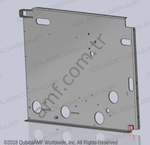 KickPlate Weldment 7Pin Side Odd_088001591 Edge Deliksiz Yanak, 1 Nolu Makine