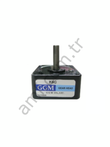 Gearbox GGM K6G150C-04 Maze Escape, Redüktör, 60x60 H40mm, Şaft 8mm H30mm Kamalı Oran 1/150