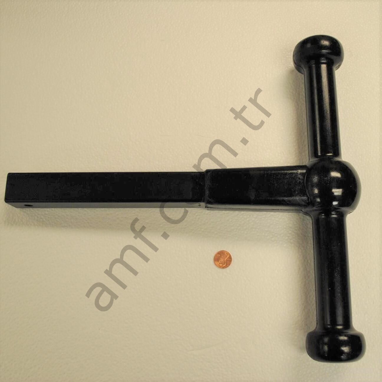 Big Bass Metal T-Handle_A5ME4171 Big Bass Wheel, T Kol Poliüretan Kaplı