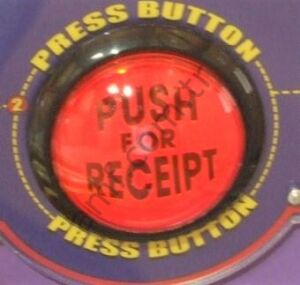 Round Red Button, 100mm, Dome Type__054ASY013 Ticket Station, Bilet, Puan Verme Butonu, Çap 100 mm