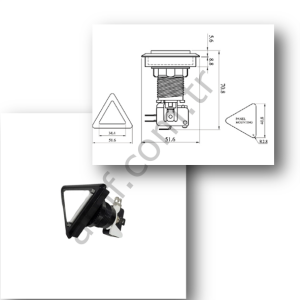 Triangle Button Left&Right_ATV-0112H01 Atv Slam, Yön Butonu Üçgen Buton