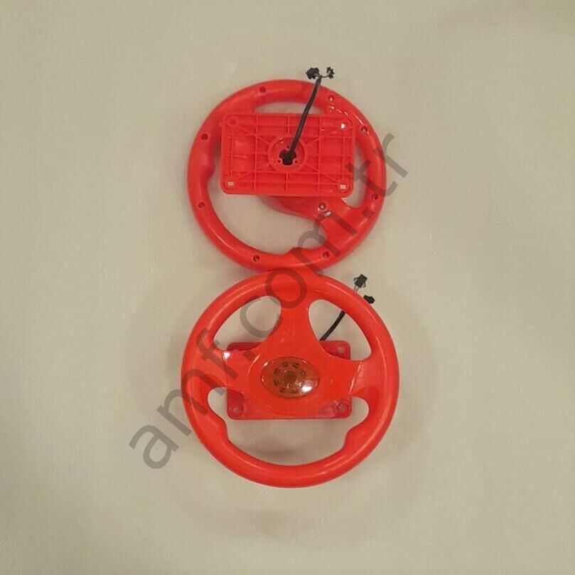 Mini Game Buble Car Streering Whell Red Bubble Car, Direksiyon, Kırmızı