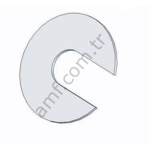 Shim 3/8 Slot x 1 1/8 OD_000029910 Pbl, Yarık Pul