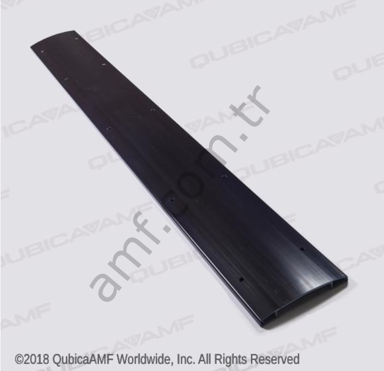 Durabowl Glow Coverboard,Black 1 Pcs_049008571-BLK Geniş Kapak Siyah 1 Adet, Uzunluk 243.8 cm