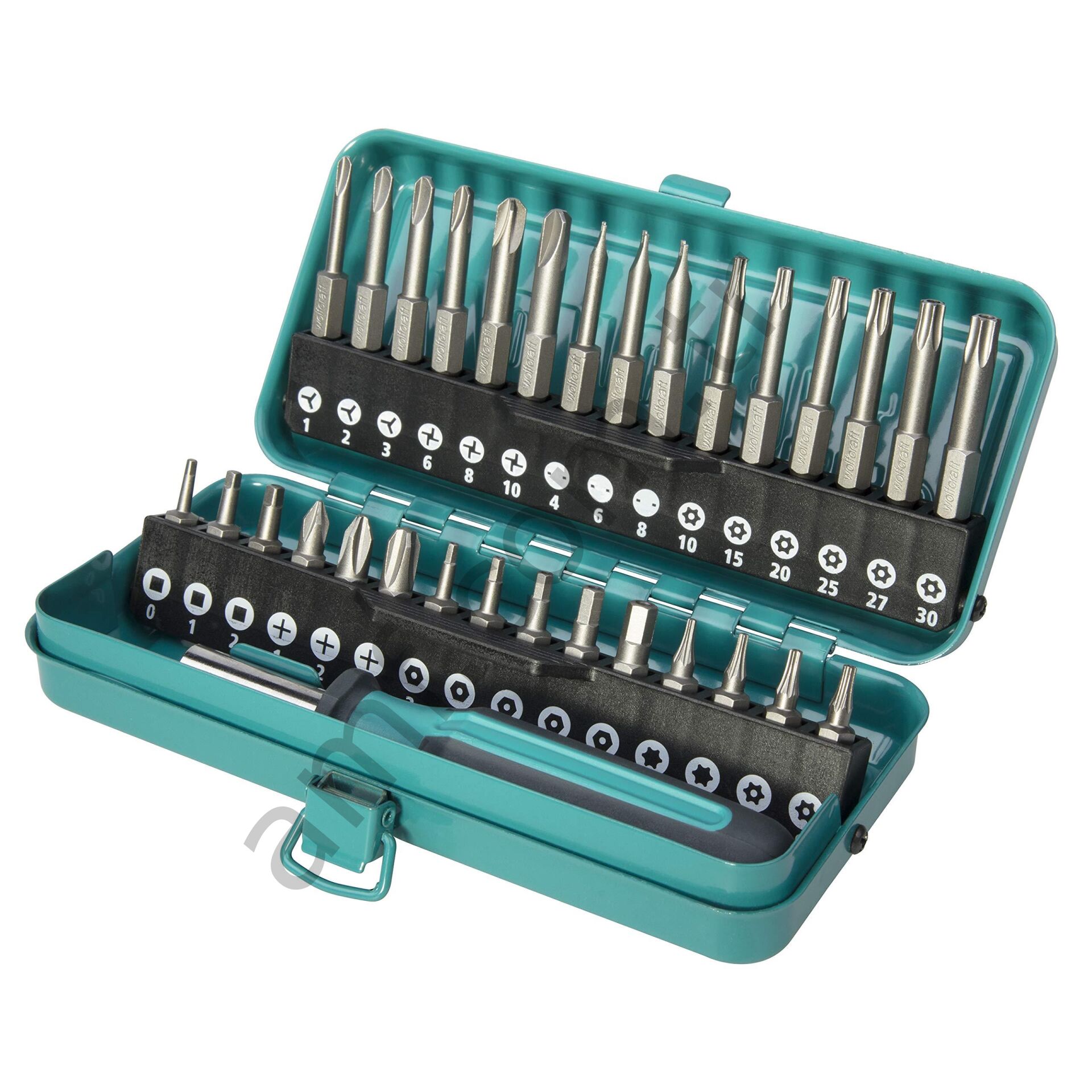 WolfCraft Kombine Güvenlik 31 Parça Bits Seti