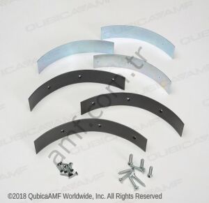 1.5 Bumper Gutter Coupling Kit ,Gray_610494639-G Kelepçe Set Bumper Gutter, Koyu Gri