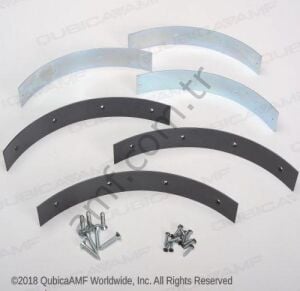 1.5 Gray Round Gutter Coupl Set Gray_610494640-G Normal Gutter Kelepçe Seti, Koyu Gri