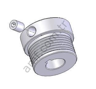 Ball Return Motor, Pulley_250001130 Top Dönüş, Kanallı Kayış Motor Kasnağı