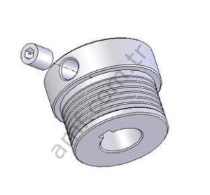 Ball Return Motor, Pulley_250001130 Top Dönüş, Kanallı Kayış Motor Kasnağı