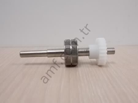 Ticket Taker Roller Shaft, Lower_087ASM031 Ticket Station, Bilet Alıcı Silindir Dişli Mili, Alt