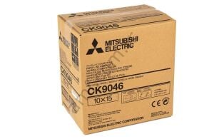 Mitsubishi CK9046 Fotograf Kağıt Rulo ve Toner Set Diğer Sarf Malzemeler, 10x15, Mitsubishi CP9550DW Gri Printer İçindir.