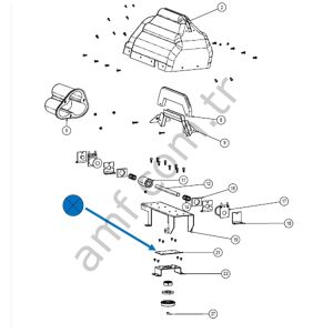 M.I.B. Gun Pcb Horizontal_MI-2001-10800 Men In Black, Silah Pcb Kartı Yatay Hareket İçin