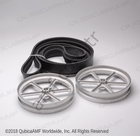 Pbl Belt & Pulleys Kit_ 610088061 Pbl Kasnak ve Kayış Seti, 1 Kayış ve 2 Kasnak (1 Adet 088-001-233 ve 2 Adet 000-024-661)