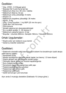 Water Pump, 0.50HP_ K-106-423-000/ B108421220 Ducky Splash,Squirt A Gattor, Su Pompası Motor Seti