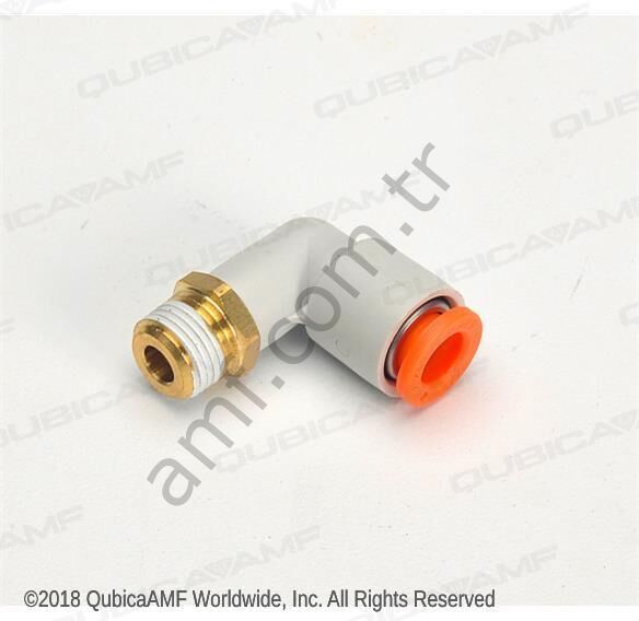 Elbow 1/8 NPT x 1/4 Tube_718810033 Bumper, Pistonu L Hortum Adaptörü