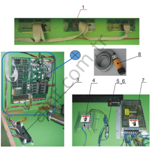 Dino Pop Mainboard&V9 Chip_ C200-001-002 Dinopop, Anakartı Komple