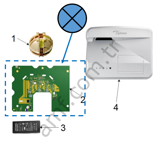 Stem Controller Base Board_INV-04-1301-01 Tomb Raider, Silahlar Algılama Kartı
