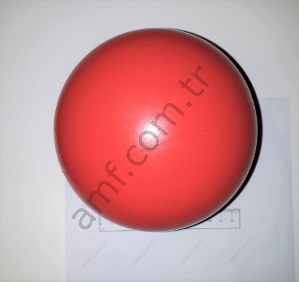Unis Family Bowl Ball, 140mm, Red, Hard Family Bowl, Ocean Bowling, Lucky Ball /  Top, Kırmızı, Sert Plastik, 140 mm