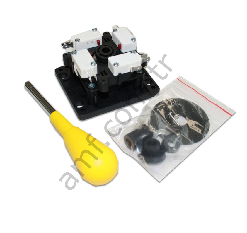 4 Way Joystick Yellow_800-00065-01 World’s Largest Pac-Man, Sarı Joystick, Suzohapp 50-7604-130-Y