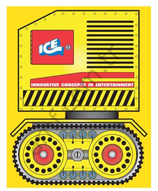 Decal Side Cabinet Lower Right_CS7200 Candy Factory, Sağ Alt Yan Sticker