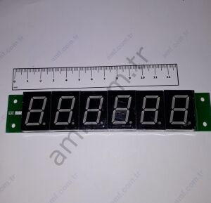 Digital Display 6 Digit_ S128-464-000/29741408003A Bandit Express, Digital Gösterge, LED8106B6.PCB(V1.1
BAndit Express, X, Digit Kartı