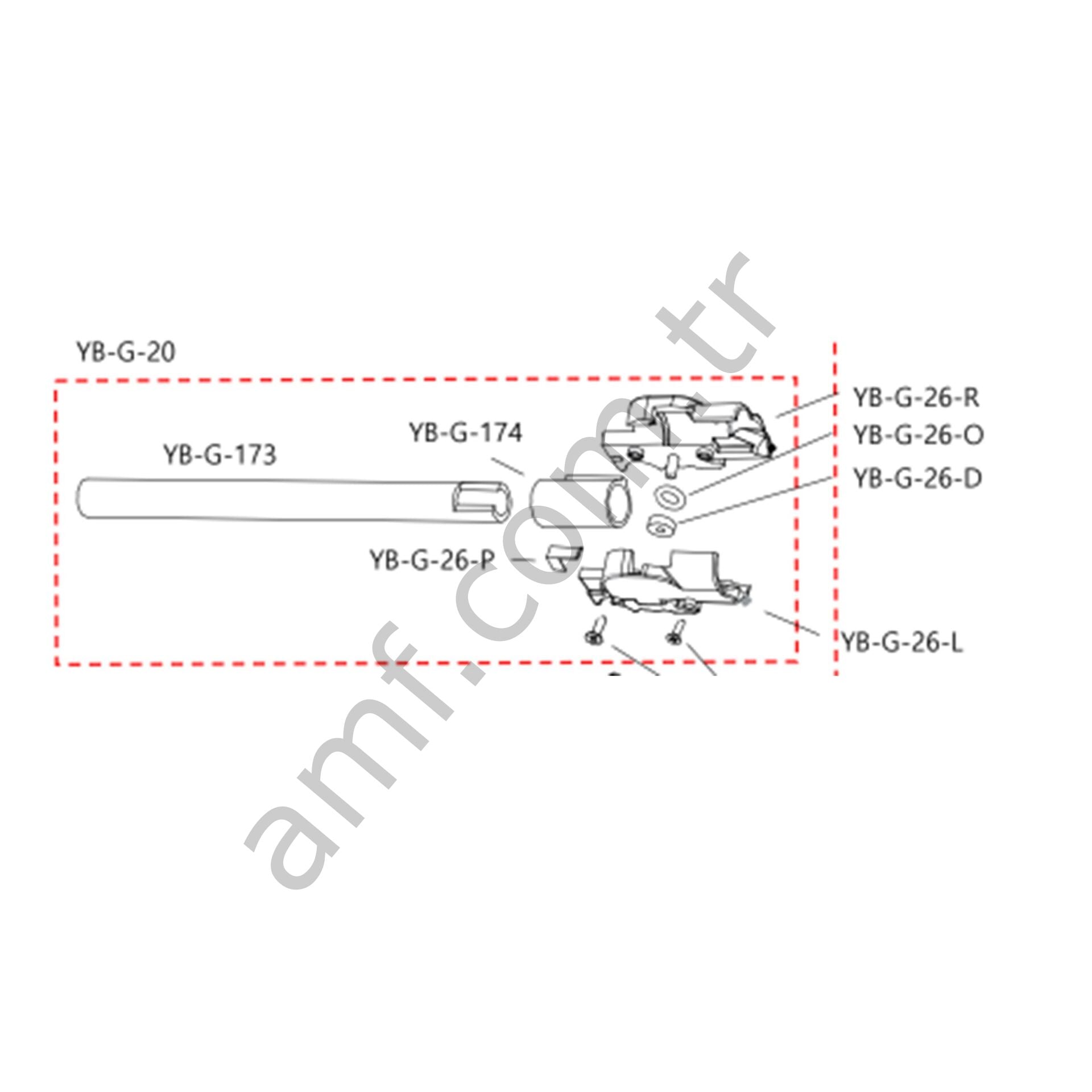 On Point, Gun Hop-Up Chamber Assy_YB-G-20 On Point, Gun Hop-Up Haznesi Takımı_YB-G-20