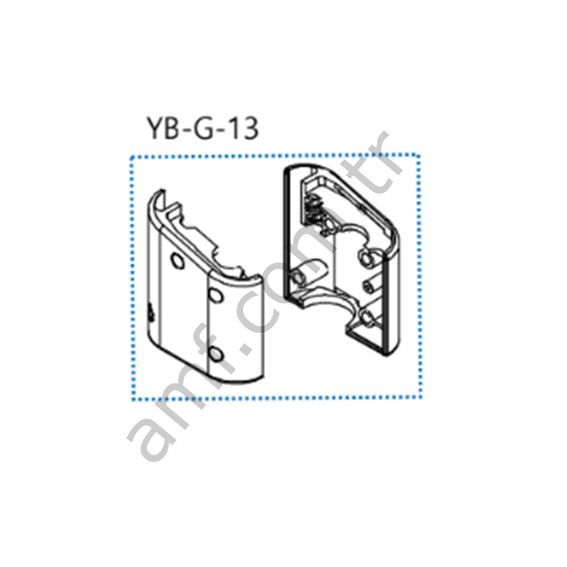 On Point, Gun Magazine Housing Case (L/R)_YB-G-13 On Point, Silah Şarjör Bağlantı Kutusu, Sağ&Sol Set