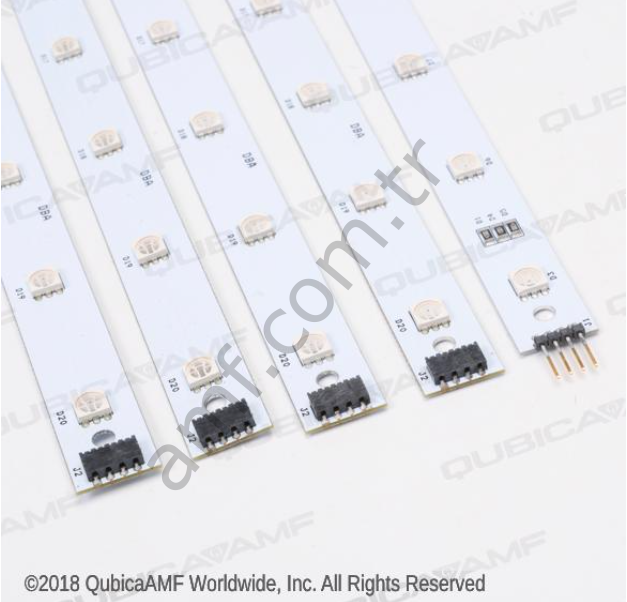 Cp Caplight Full Length Kit_610275003 Kapak Led Seti, Full Boy, 1 Sıra İçin 43cm * 39 Adet