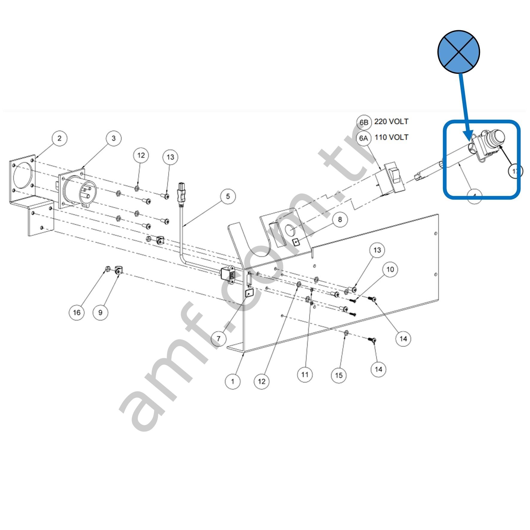 Manual Reverse Switch Asm __ 294002279 Summit, Sviç Komple
