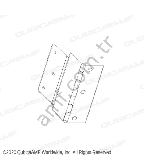Ball Return Hinge  ''Options''_252001003 Ballreturn, Options Kapak menteşesi, Metal