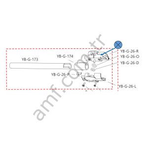 On Point Gun Hold-Up Chamber Cover- Left_YB-G-26-R On Point Silah Tutma Bölmesi Kapağı - Sol