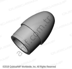 Ball Return, Rail, 2 1/4 End Cap __ 252001030 Ball Return Sepet, Ray Sonlandırma Tıpası