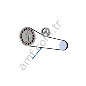 Pbl,V-Belt  / 1450 _MRD070011064 Top Asansörü , Pullu Kasnak Kayışı