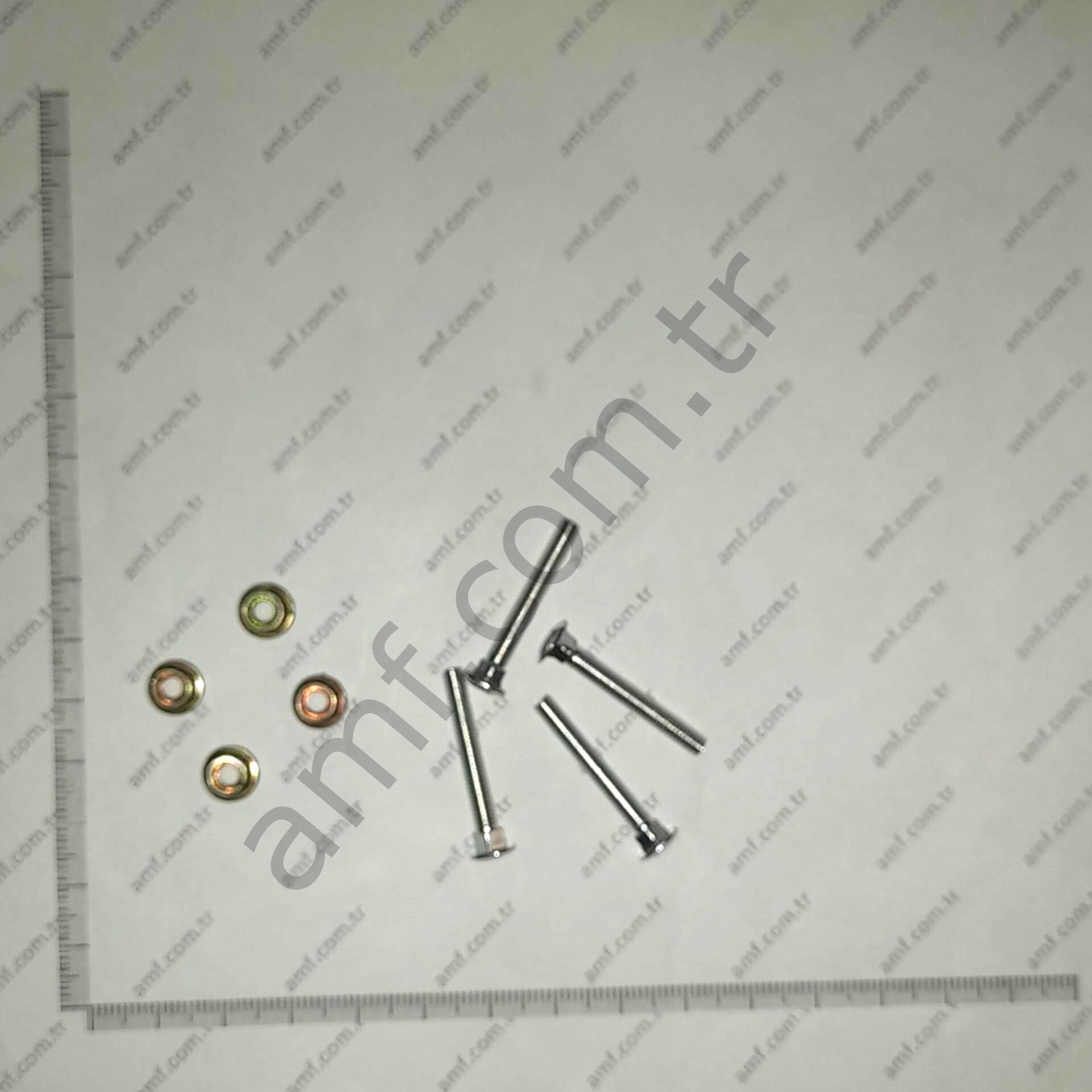 Elektronik Jeton Mekanizması 4lü Civata ve Somun Electronic Token&Coin Mech Screw&Nut Set