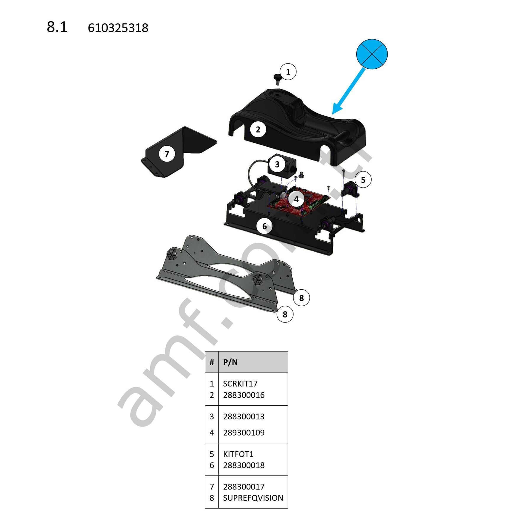 Q-Vision Plastic Cover Black_288300016 Q-Vision Kamera Koruma Kapağı, Siyah, Pvc
