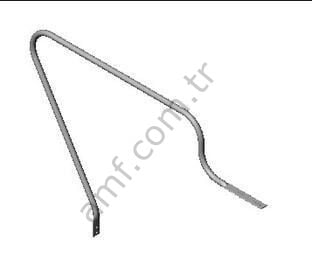 HandRail 90XL_090005118 İki Makine Arası Merdiven Sonu Kolu