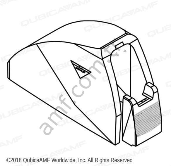 C90 Ball Return Hood Assembly_252001133 Ball Return, C90,  Kapak Seti