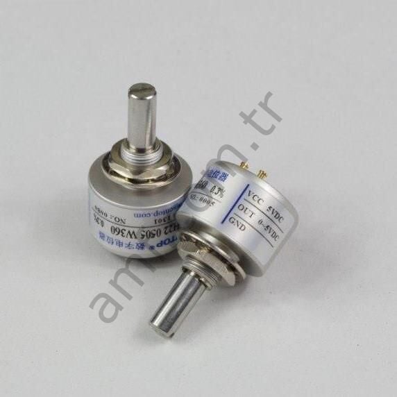 Potentiometer_ WDH22B 0505 W360M-1288A Fire Hero, Potansiyometre 5Volt, 10K, Sonsuz, Uzun Ömürlü