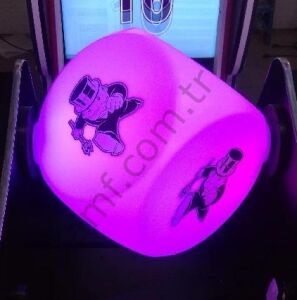 Dice 18'' (.125 Wall ) W/Image_RM3102A Monopoly Pvc Zarı