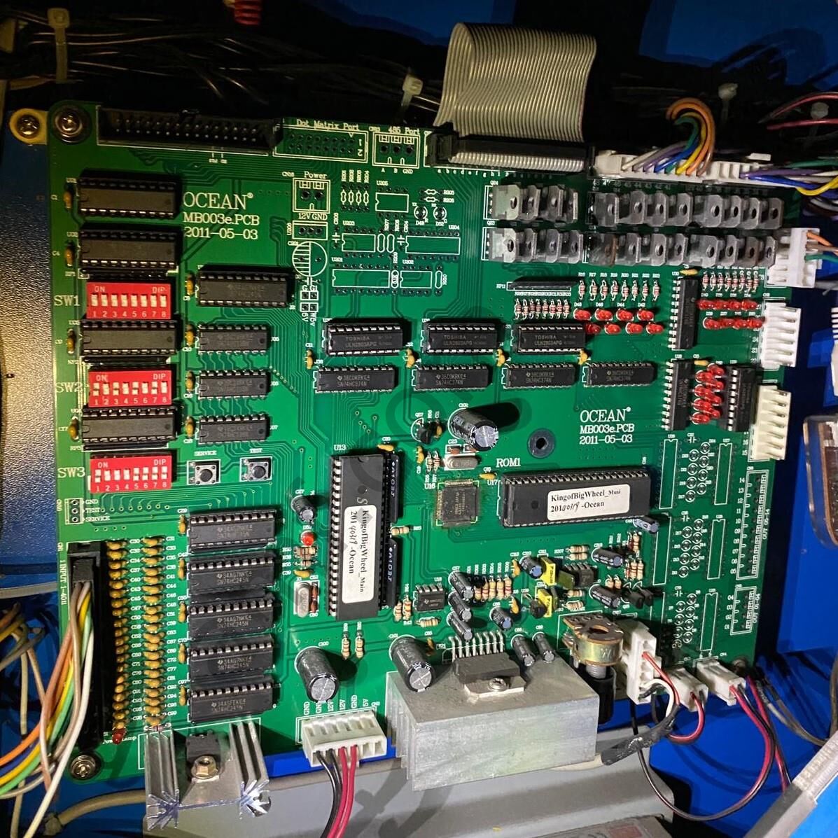 Mainboard For King of the Big Wheel_MB003b.pcb King of the Big Wheel, Anakartı