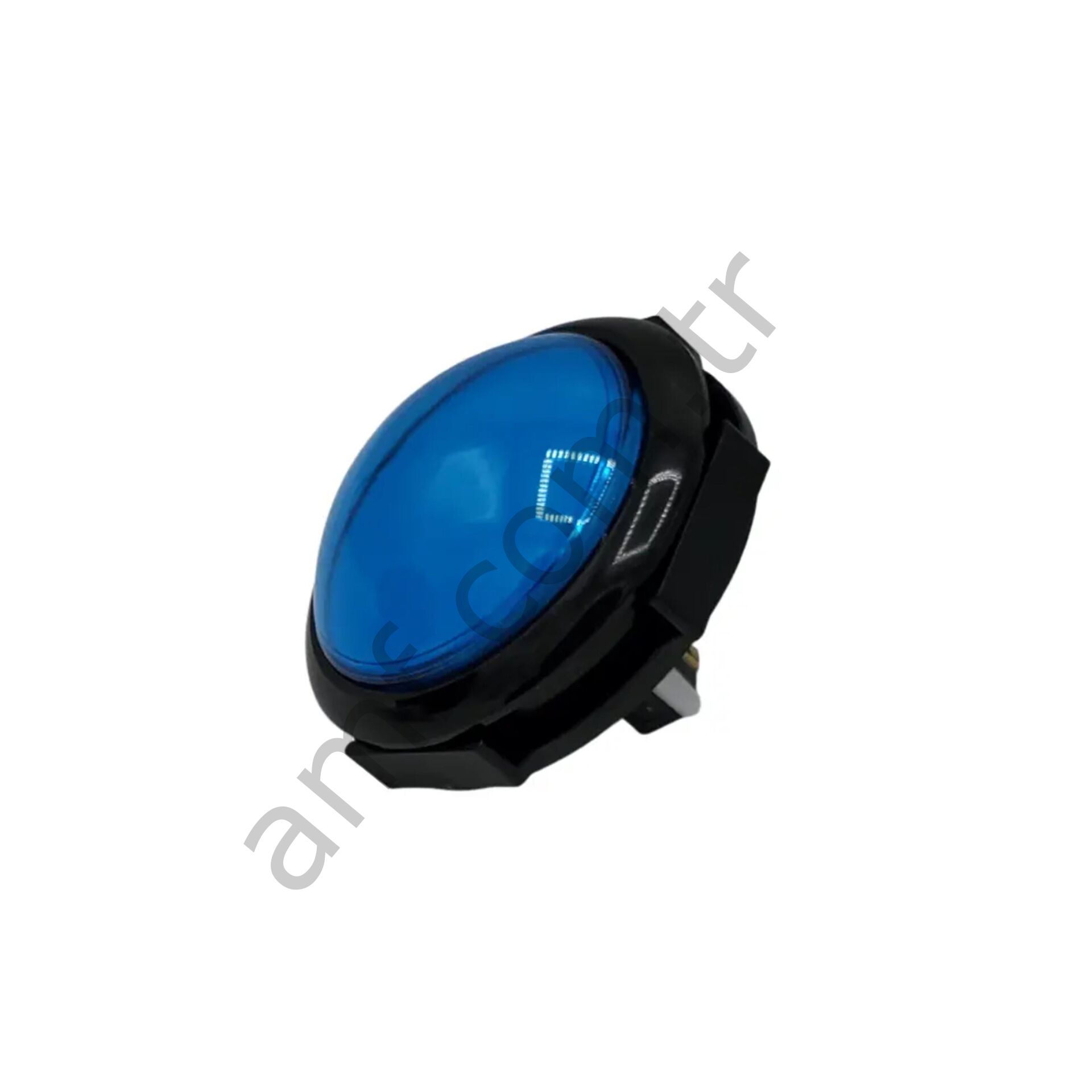 Blue Button 100mm, Dome_509-6003-BUK Mario Sonic At Tokyo Mavi Buton, Çap 100mm Dış Bükey
