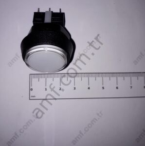 Small Circle Button White_S121-437-000 22401000091 Surfer Bike, Buton Düz Beyaz