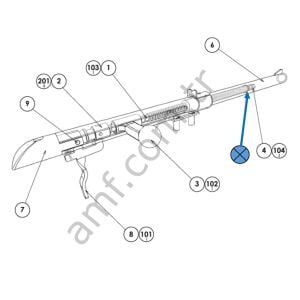 Shim or Gun Barrel_FB-1236UK Shoot It Win, Silah, Yay Tutucu Pul