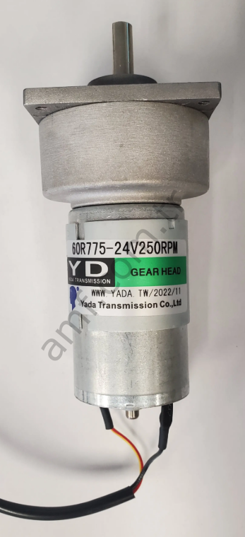 Dc Gear&Motor 24v 250rpm_C146-469-000 Coconut Bash, Redüktörlü Motor Yada 60R775 / 24V250RPM, KGA-60 24V