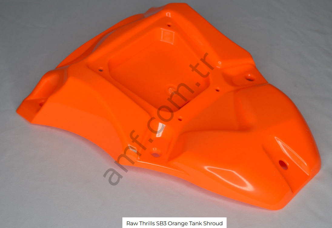 Raw Thrills SB3 Orange Tank Shroud_603-00955-01ORG Super Bike 3, Yakıt Deposu Kapağı Pvc, Turuncu