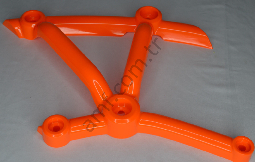 Orange Bike Right Frame SB3_603-00884-01ORG Super Bike 3, Sağ Çerçeve Pvc, Turuncu