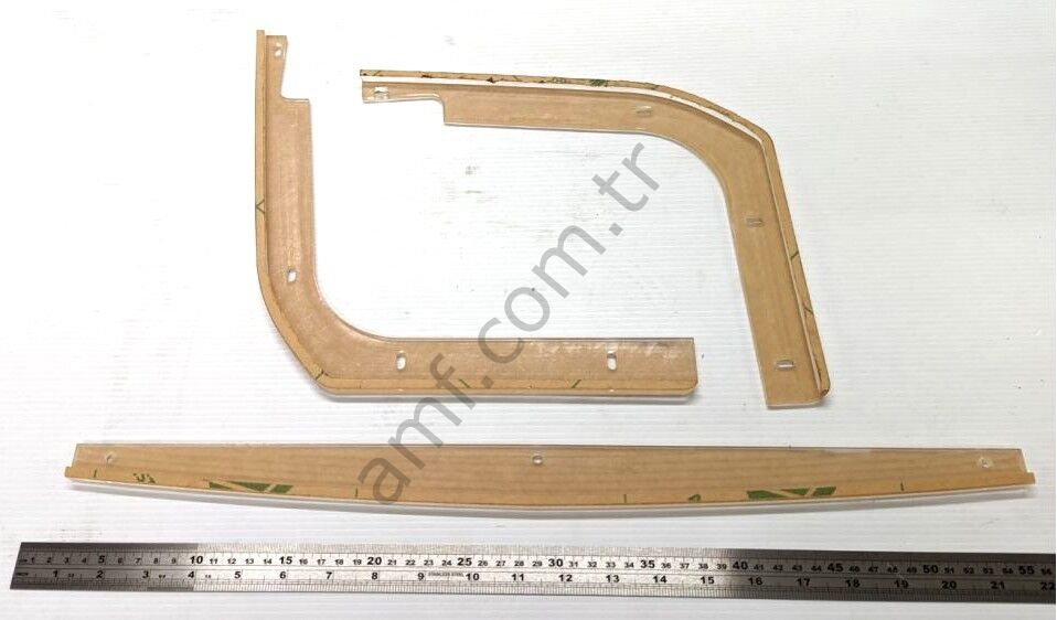 Control Panel Back Acrylic 1,2&3_1.7.WA16C00010 Storm Racer Delux, Pleksi Seti